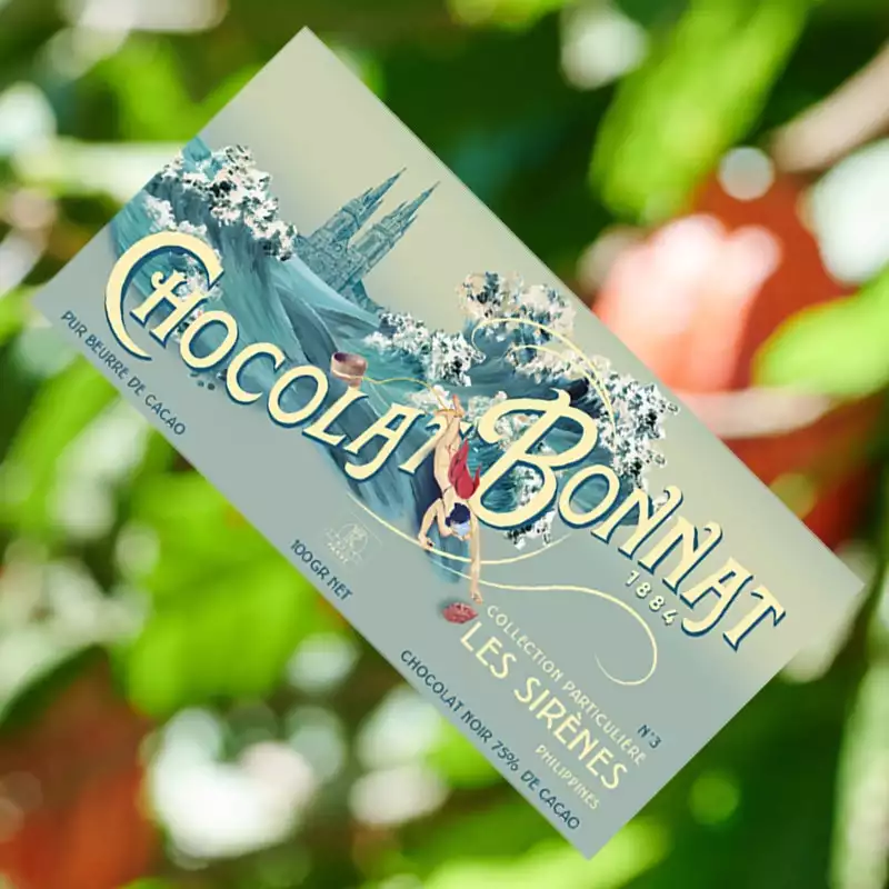BONNAT Dunkle Schokolade | Chocolat »Les Sirènes« Philippines 75% | 100g Neue Schokolade von Bonnat Les Sirenes