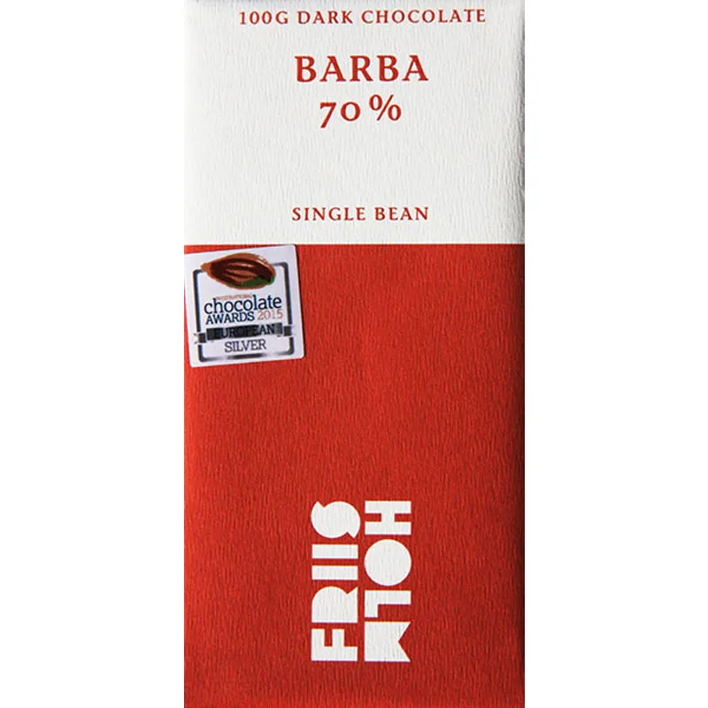 FRIIS-HOLM | Dunkle Schokolade »Barba« Nicaragua 70% | 100g Friis Holm Dunkle Schokolade Barba Nicaragua 70%