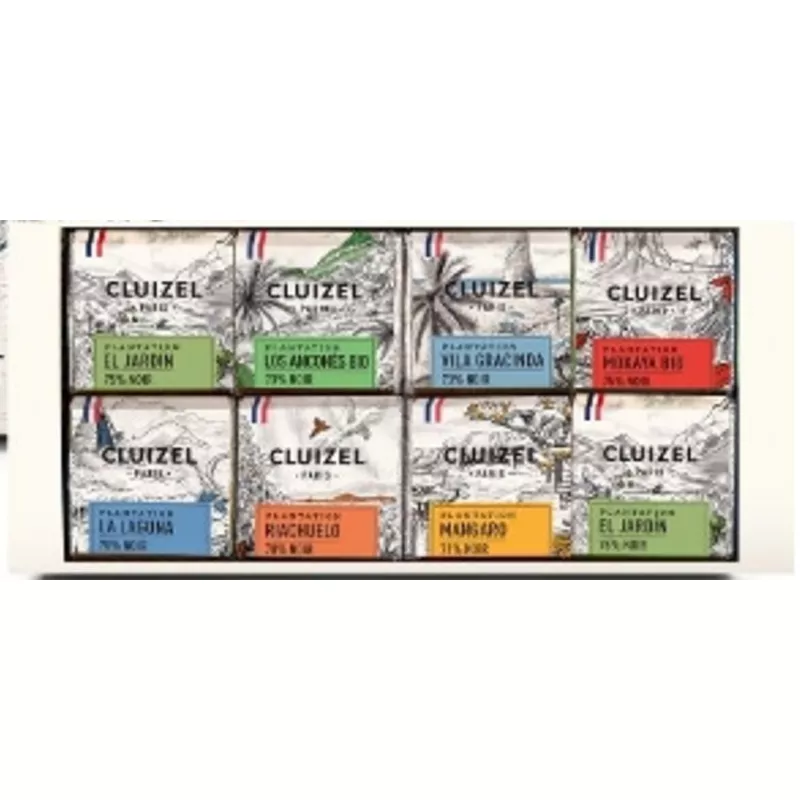 Mini Schokoladentafeln von Michel Cluizel 16 Stück