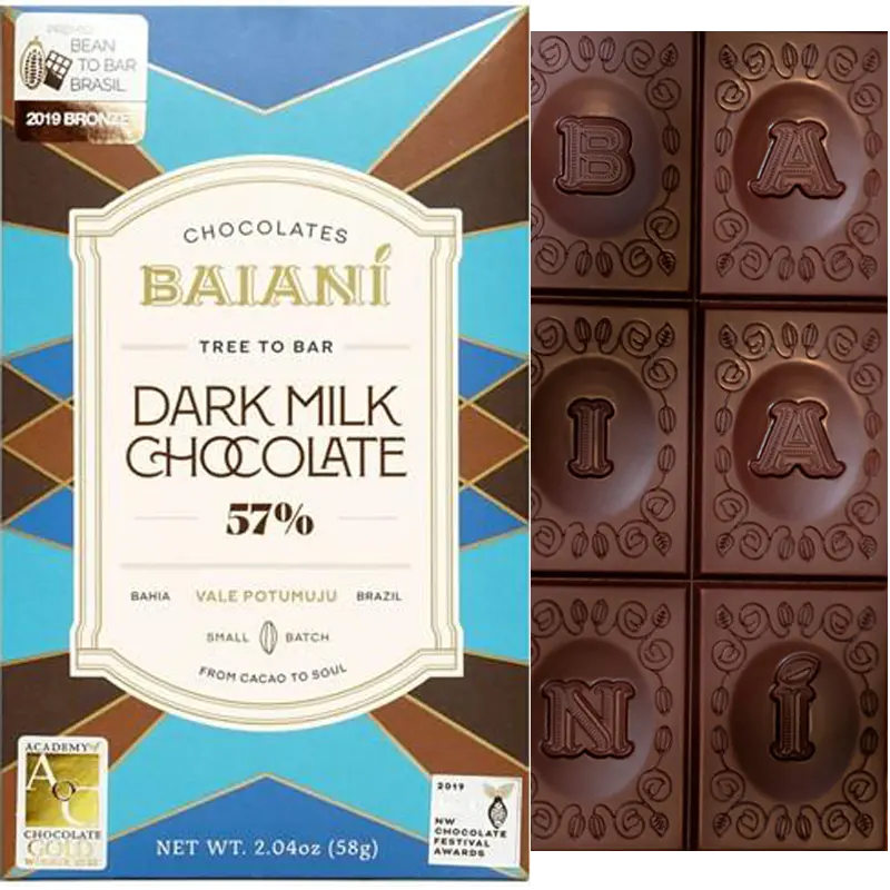 Baianí Tree-to-Bar Dark Milk – cremig und karamellig, Kakao aus Bahia