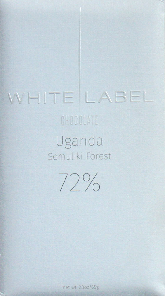 WHITE LABEL Chocolate | Dunkle Schokolade »Uganda - Semuliki Forest« 72% | 70g