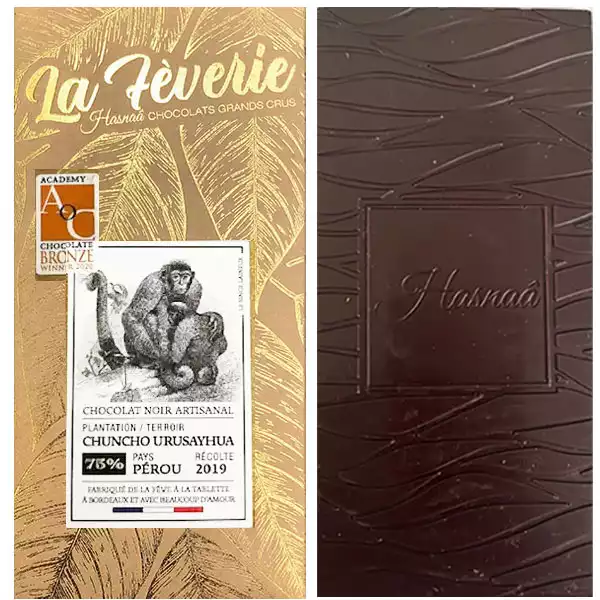 HASNAÂ La Feverie Chocolats Schokolade La Feverie »Pérou Chuncho Urusayhua 
