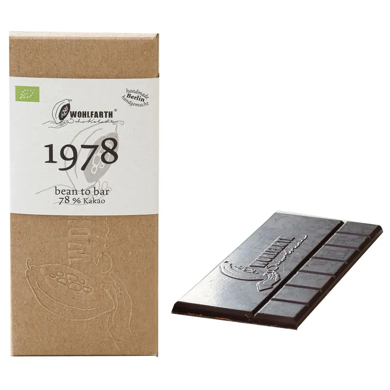 Bean to Bar Schokolade handgemacht in Berlin 1978 Wohlfahrth