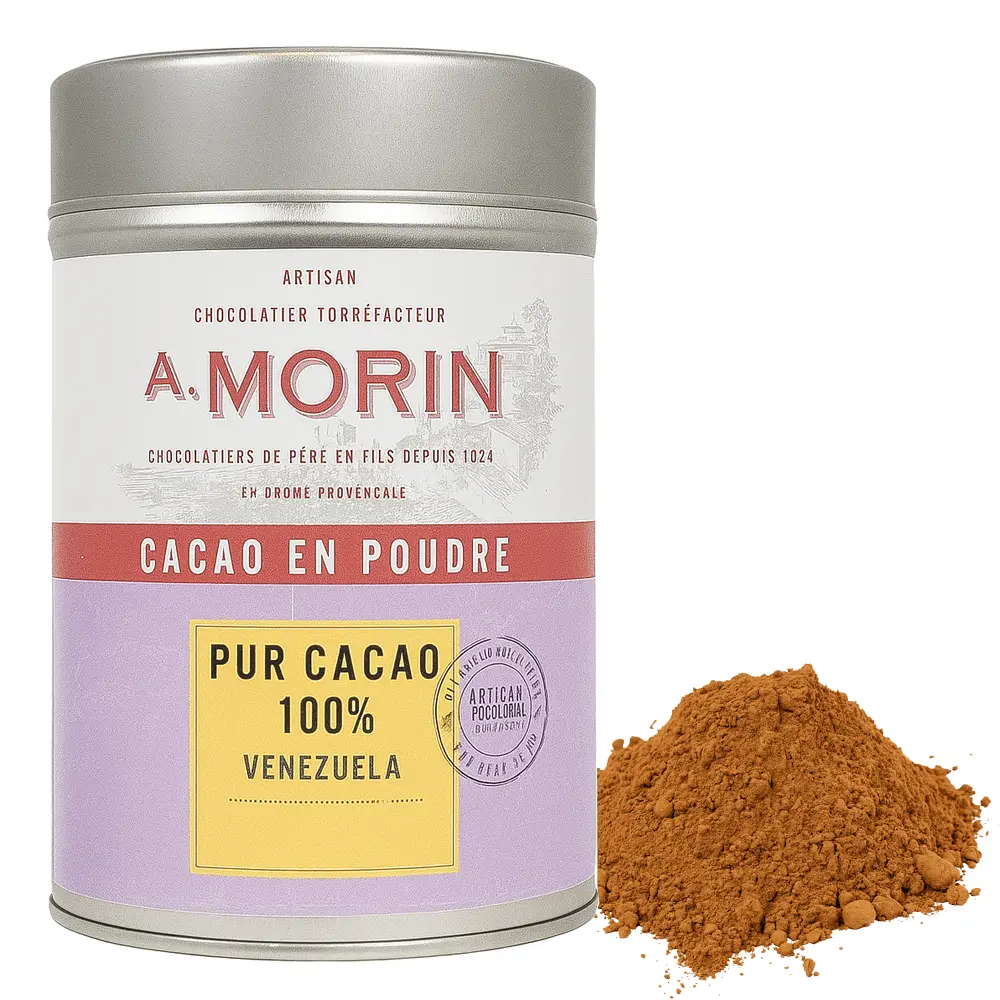 100% Pures Kakaopulver Venezuela ohne zuckerzusatz von A. Morin Frankreich