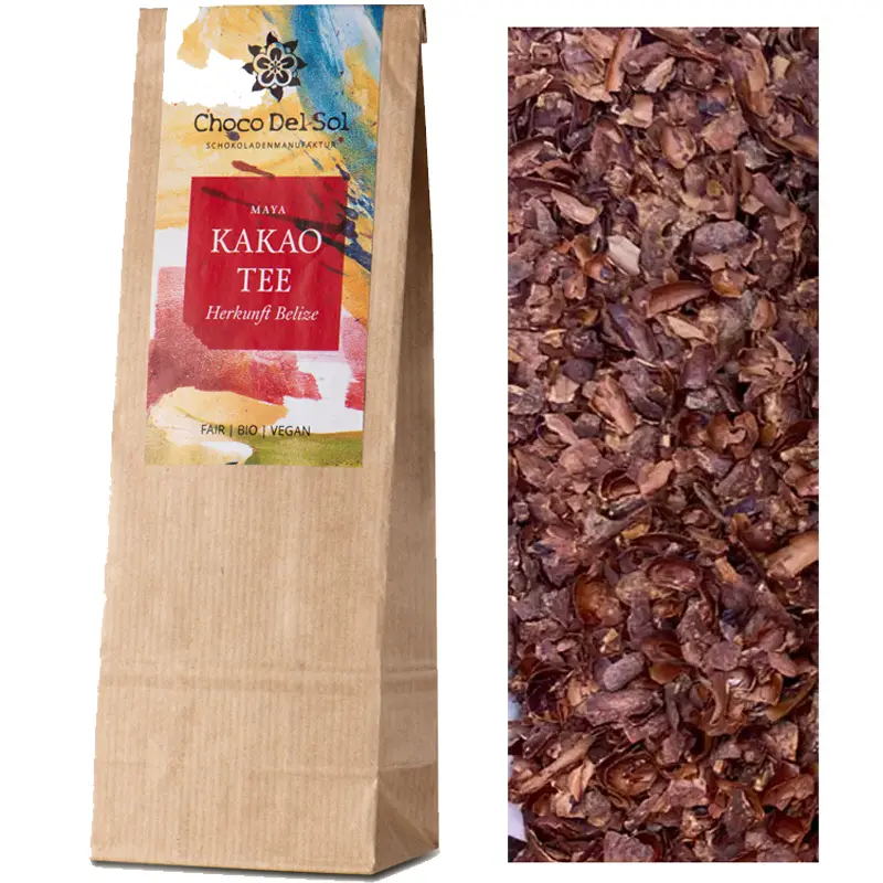 CHOCO DEL SOL | Kakao-Tee aus Kakaobohnenschalen Tee aus Kakaobohnenschalen Choco del Sol
