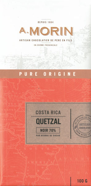 A. MORIN | Schokolade »Quetzal« Costa Rica 70%