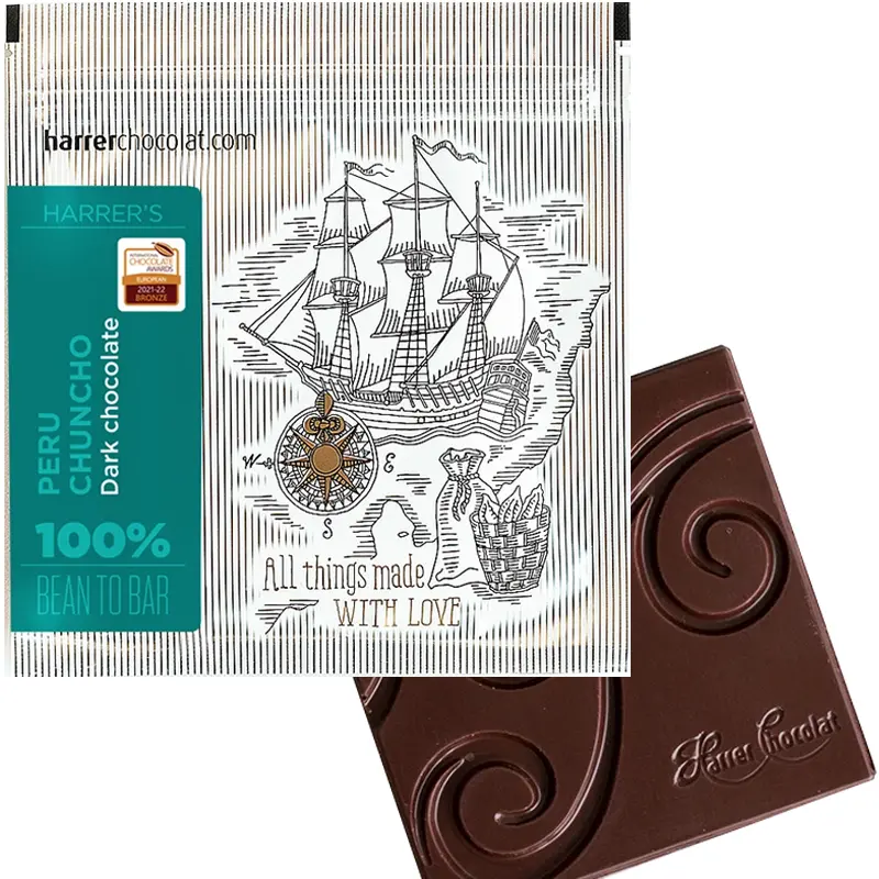 HARRER Schokoladen | Kakaomasse »Peru Chuncho« 100% | 50g 100% Schokolade Lkakaomasse prämierte Schokolade von Harrer Ungarn