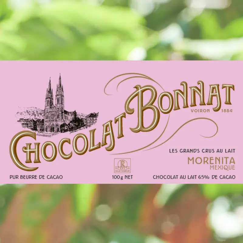Prämierte Michtschokolade Morenita von Bonnat