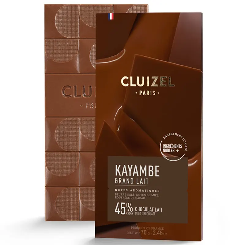 MICHEL CLUIZEL | Milchschokolade »Kayambe Grand Lait« 45% Kayambe Grand Lait Milchschokolade mit 45% Kakao von Michel Cluizel