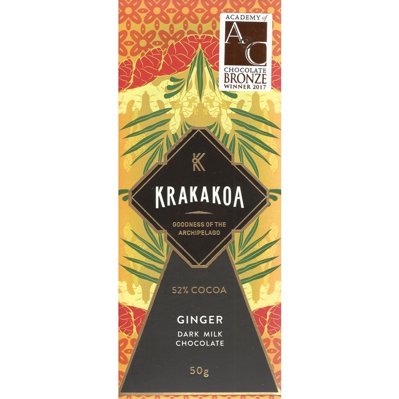 KRAKAKOA | Milchschokolade & Ingwer »Ginger« 52% | 50g