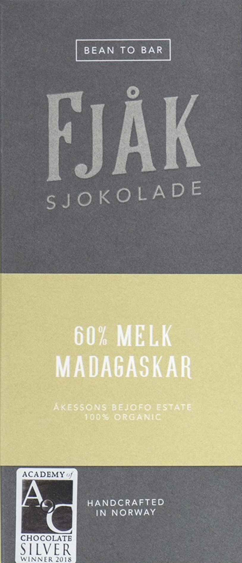 FJAK Chocolate | Milchschokolade »Milk Madagascar« 60% | 56g
