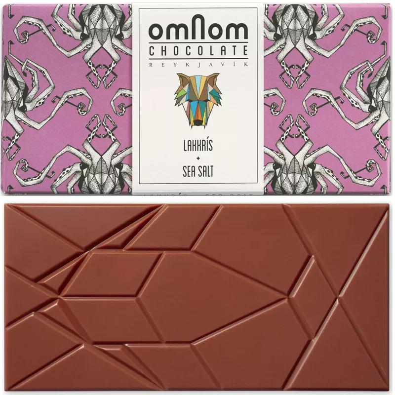 Schokolade mit Lakritz und Salz von Omnom
