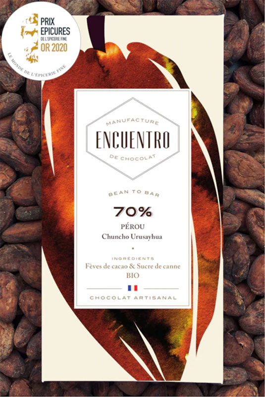 ENCUENTRO | Dunkle Schokolade »Pérou Chuncho Urusayhua« 70% | BIO | 75g