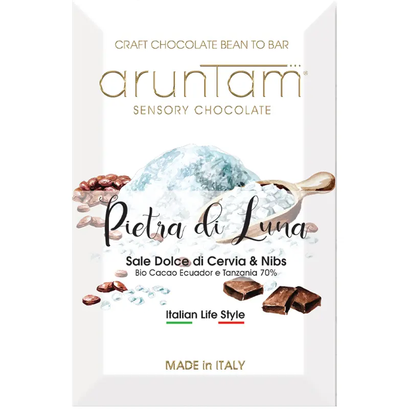 Italienische Schokolade mit Salz von Aruntam Pietra di Luna