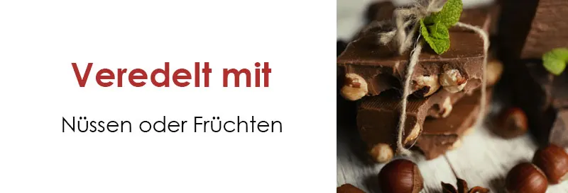 Beste veredelte Schokoladen bestellen