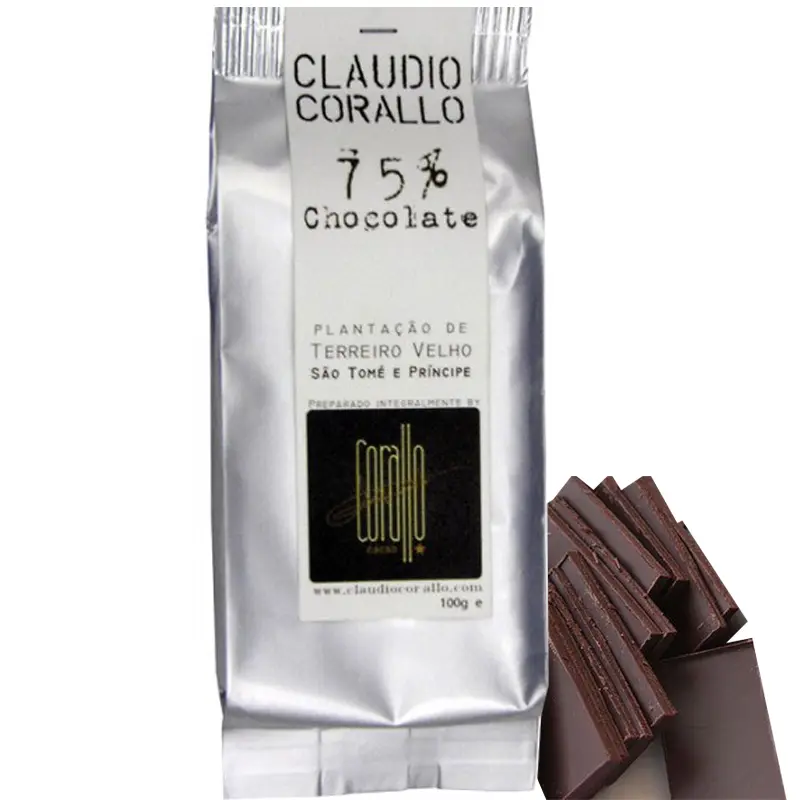 CLAUDIO CORALLO | Dunkle Schokolade 75% Kakao | 100g 75% Schokolade von Claudio Corallo