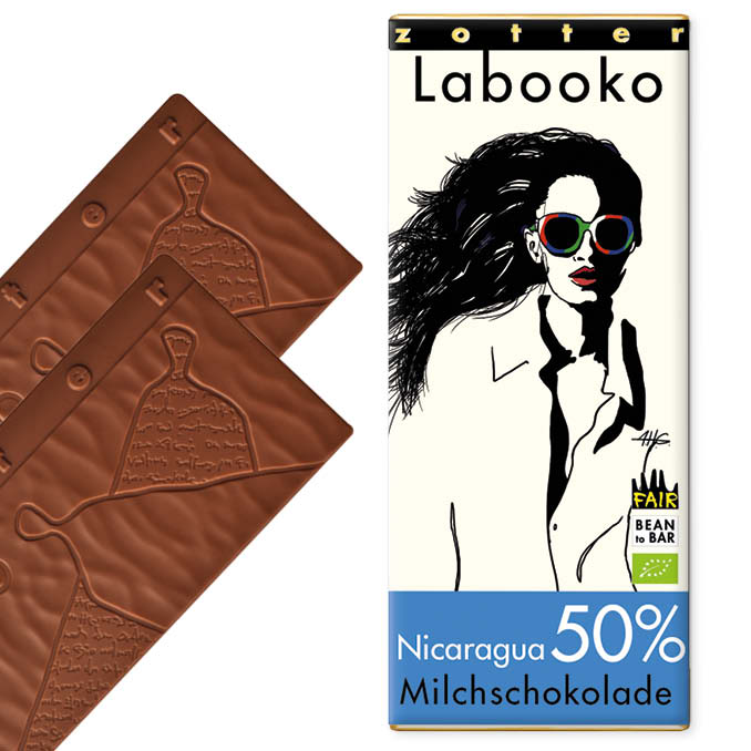 zotter-50-nicaragua-beste-milchschokoladeRf1kJY1sut4cu ZOTTER | »Labooko« Milchschokolade Nicaragua 50% | BIO | 70g