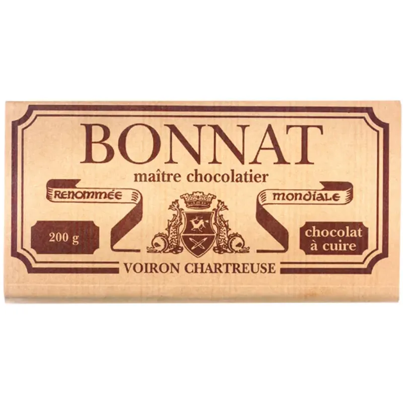 BONNAT Blockschokolade | »Kuvertüre« 60% | 200g Blockschokolade Kuvertüre von Bonnat