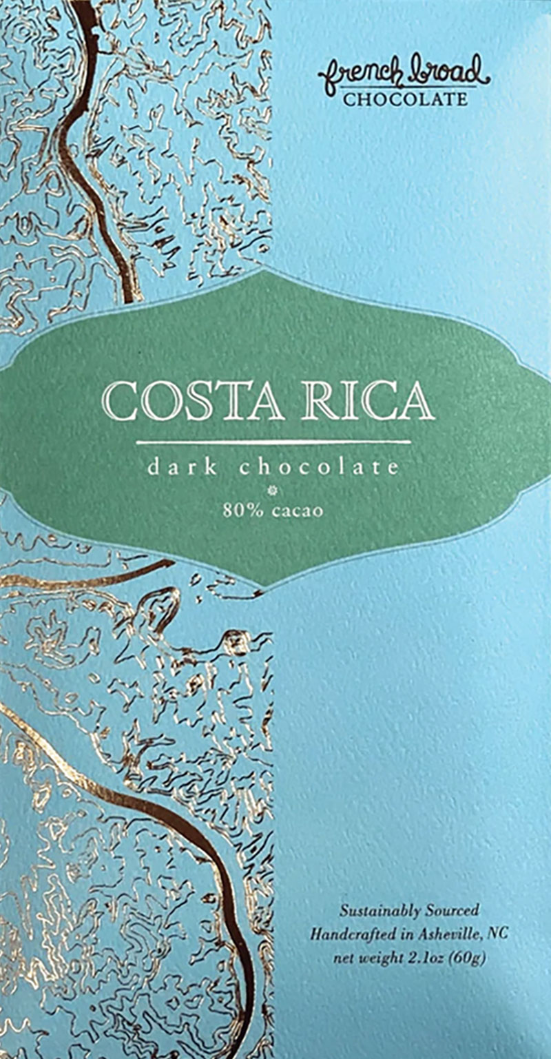 FRENCH BROAD | Schokolade »Costa Rica« 80% Kakaogehalt