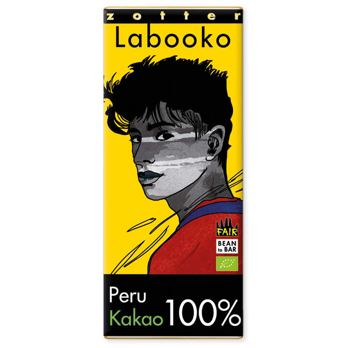 ZOTTER | »Labooko« Peru Kakaomasse 100% | BIO | 70g