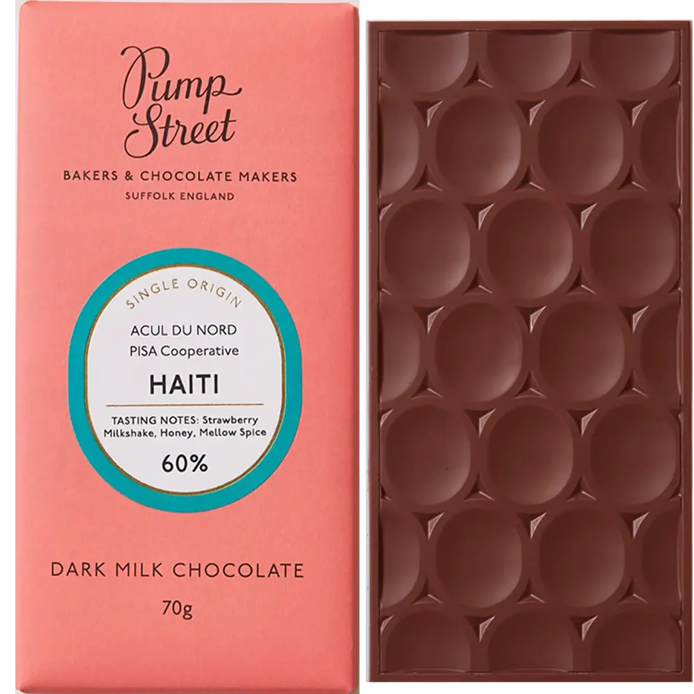 Pump Street Bakery Haiti 60 % – Schokolade aus Haiti, handgemacht in England