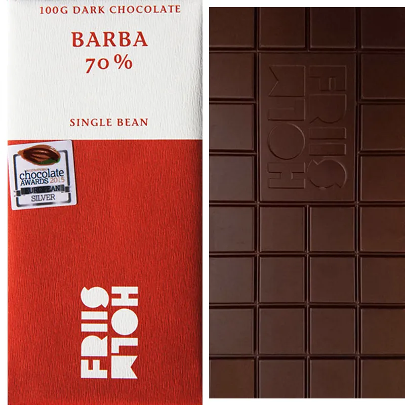 FRIIS-HOLM | Dunkle Schokolade »Barba« Nicaragua 70% | 100g Barba Single Bean Schokolade von Friis Holm