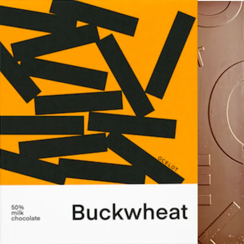 OCELOT | Milchschokolade & Buchweizen »Buckwheat« 50% | BIO | 70g 50% Milk Schokolade Buckwheat von ocelot