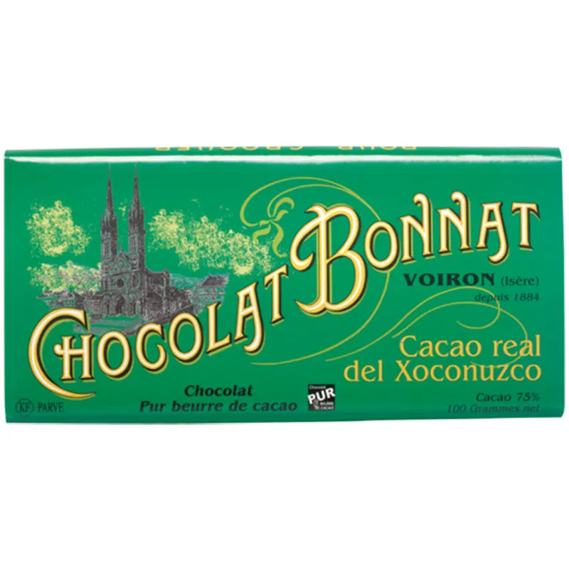 BONNAT Dunkle Schokolade |Real del Xoconuzco 75% Kakaogehalt