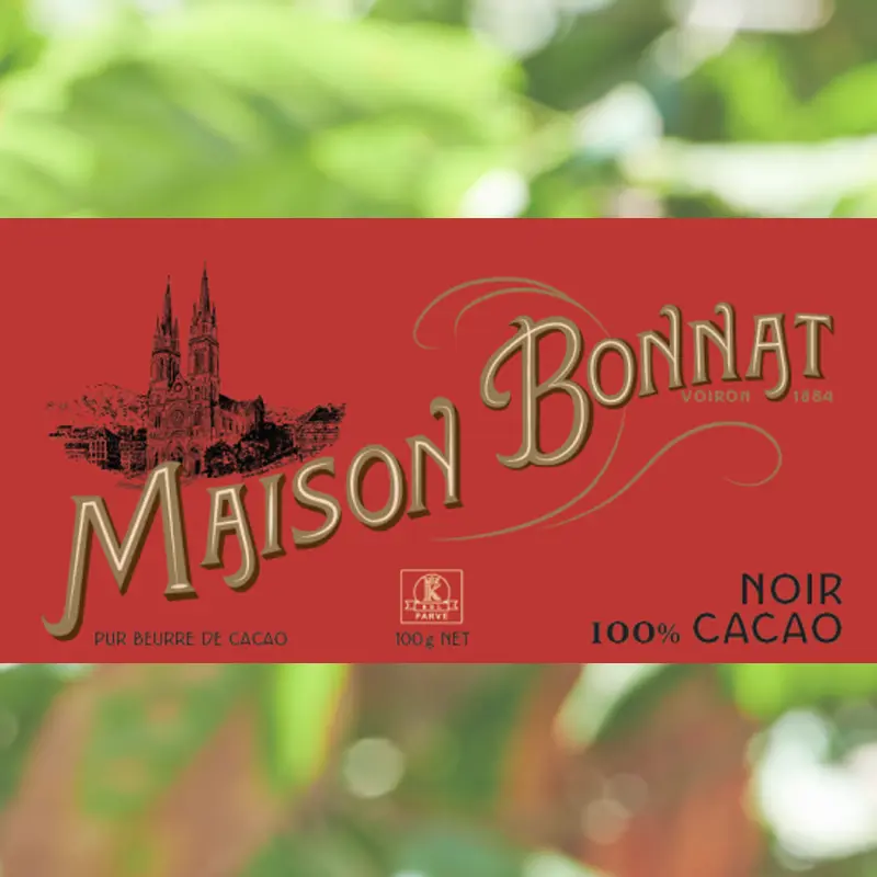 100% kakaomasse von Bonnat Schokoladen Frankreich