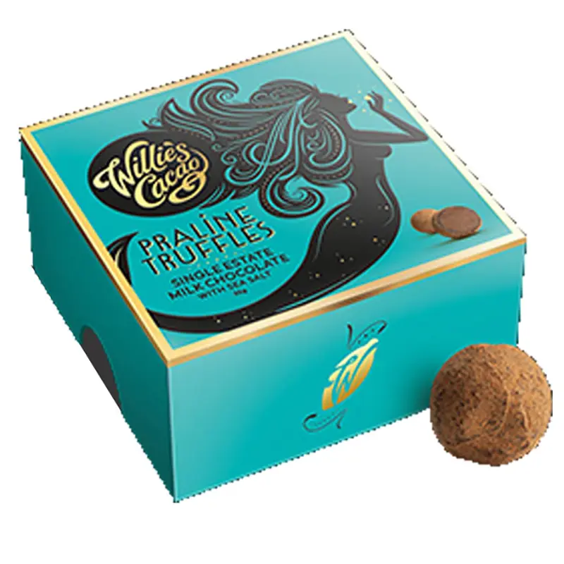 WILLIE's Cacao | Milchschokoladentrüffel »Praline Truffles« | 35g Praline Truffles , feinste Trüffel Pralinen von Willies Cacao