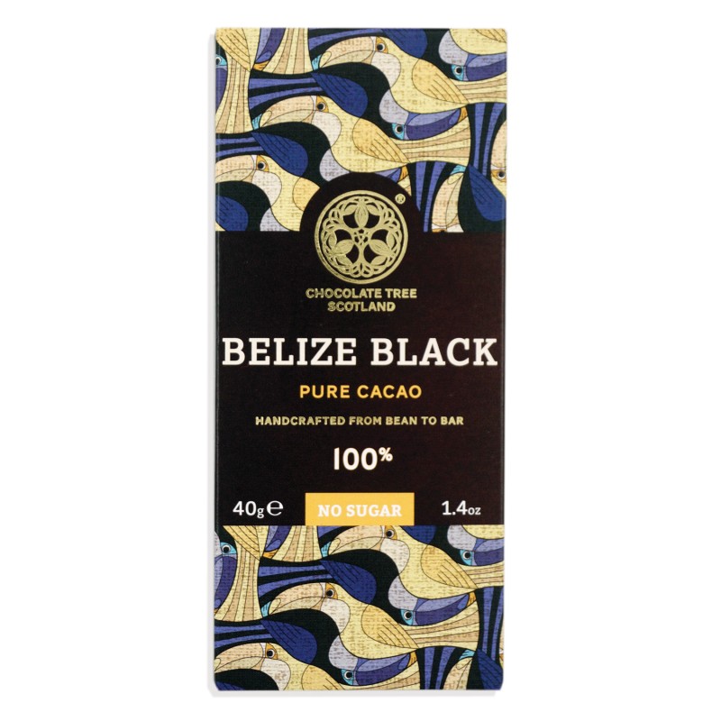 CHOCOLATE TREE Schokoladen | »Belize Black« Kakaomasse 100% | 40g