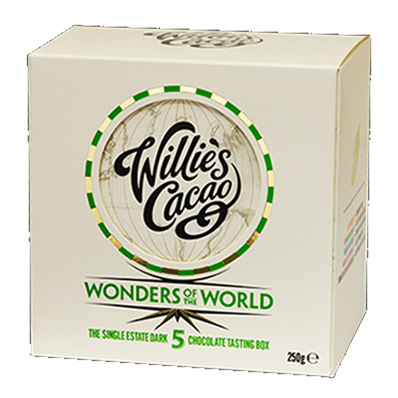 WILLIE's Cacao | Dunkle Schokoladen »Wonders of The World« 70% | 250g 