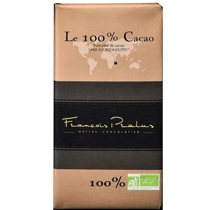 Francois Pralus 100% Schokolade aus Frankreich -Kakaomasse