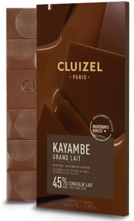 MICHEL CLUIZEL | Milchschokolade »Kayambe Grand Lait« 45% | 70g