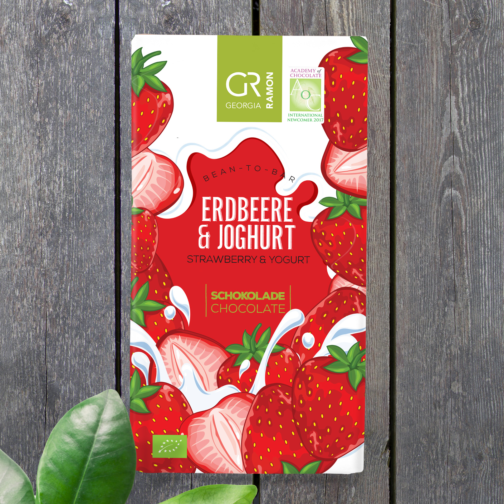 GEORGIA RAMON | Weiße Schokolade »Erdbeere & Joghurt « BIO | 50g