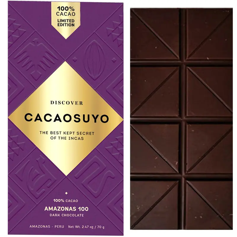 Amazonas Schokolade 100% Kakao von Cacaosuyo