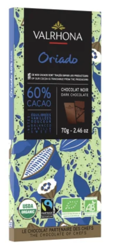 VALRHONA | Dunkle Schokolade »Oriado« 60% | BIO
