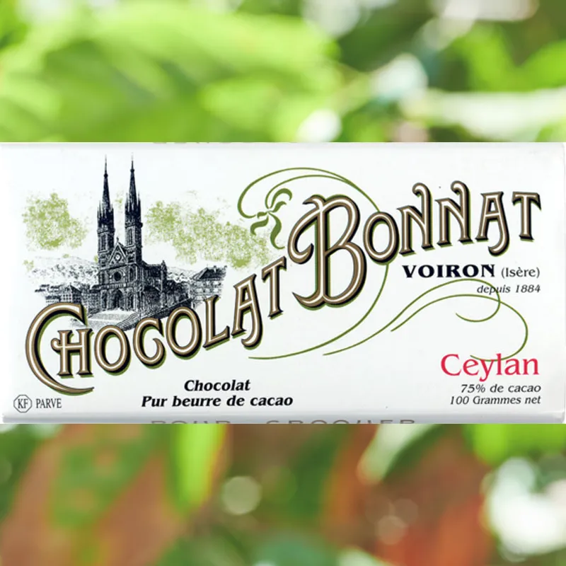 Französische Bonnat Schokolade Ceylan 