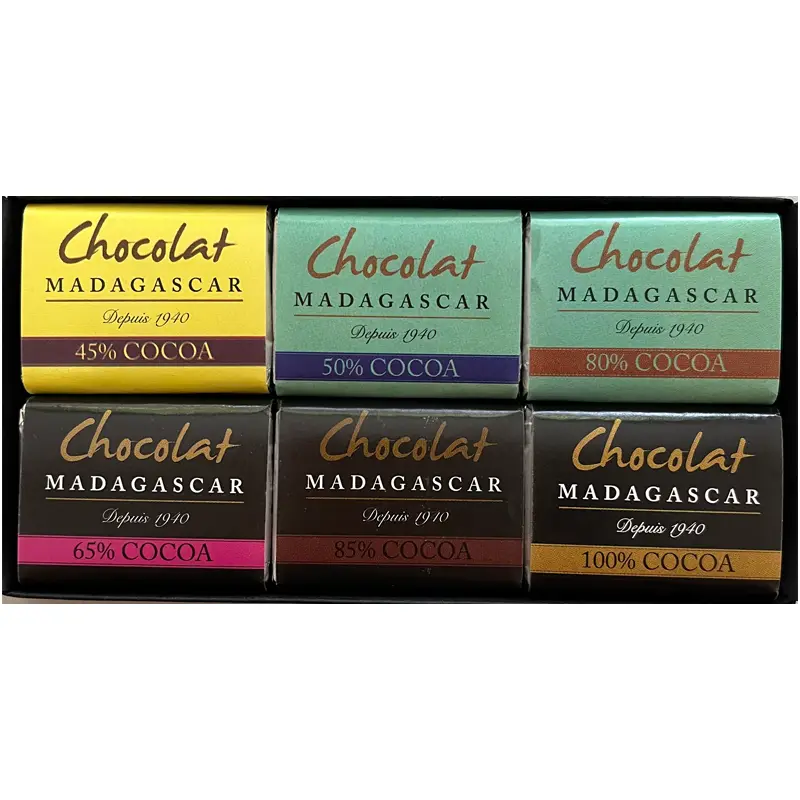 Chocolate Madagascar Schokolade verschiedene Sorten