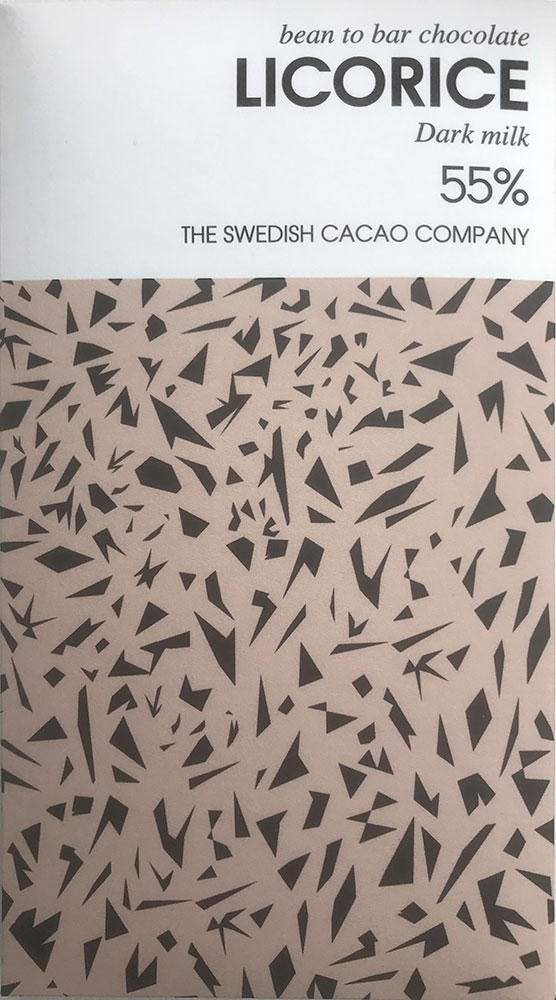 THE SWEDISH CACAO COMPANY | Schwedische »Milchschokolade & Lakritz« 55% | 50g 