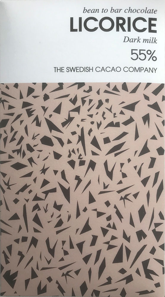 herufek_milkqpjxvgslRQtEO THE SWEDISH CACAO COMPANY | Schwedische »Milchschokolade & Lakritz« 55% | 50g