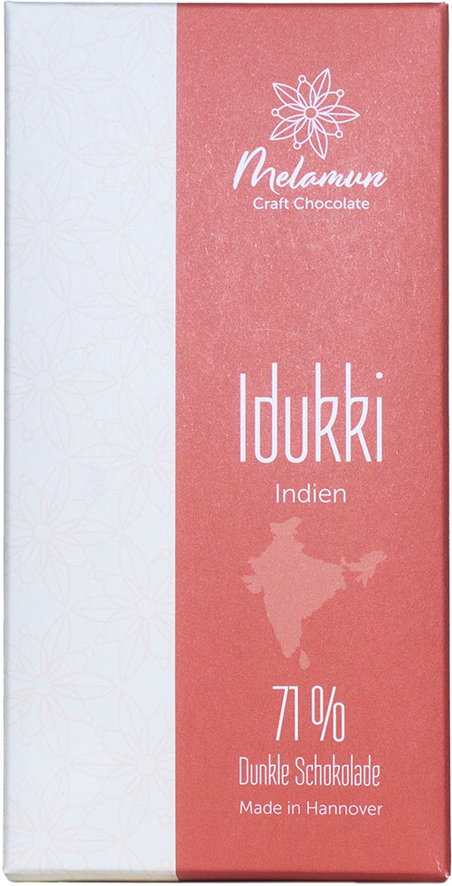 MELAMUN | Dunkle Schokolade »Idukki - Indien« 71% | 70g MHD 21.07.2022