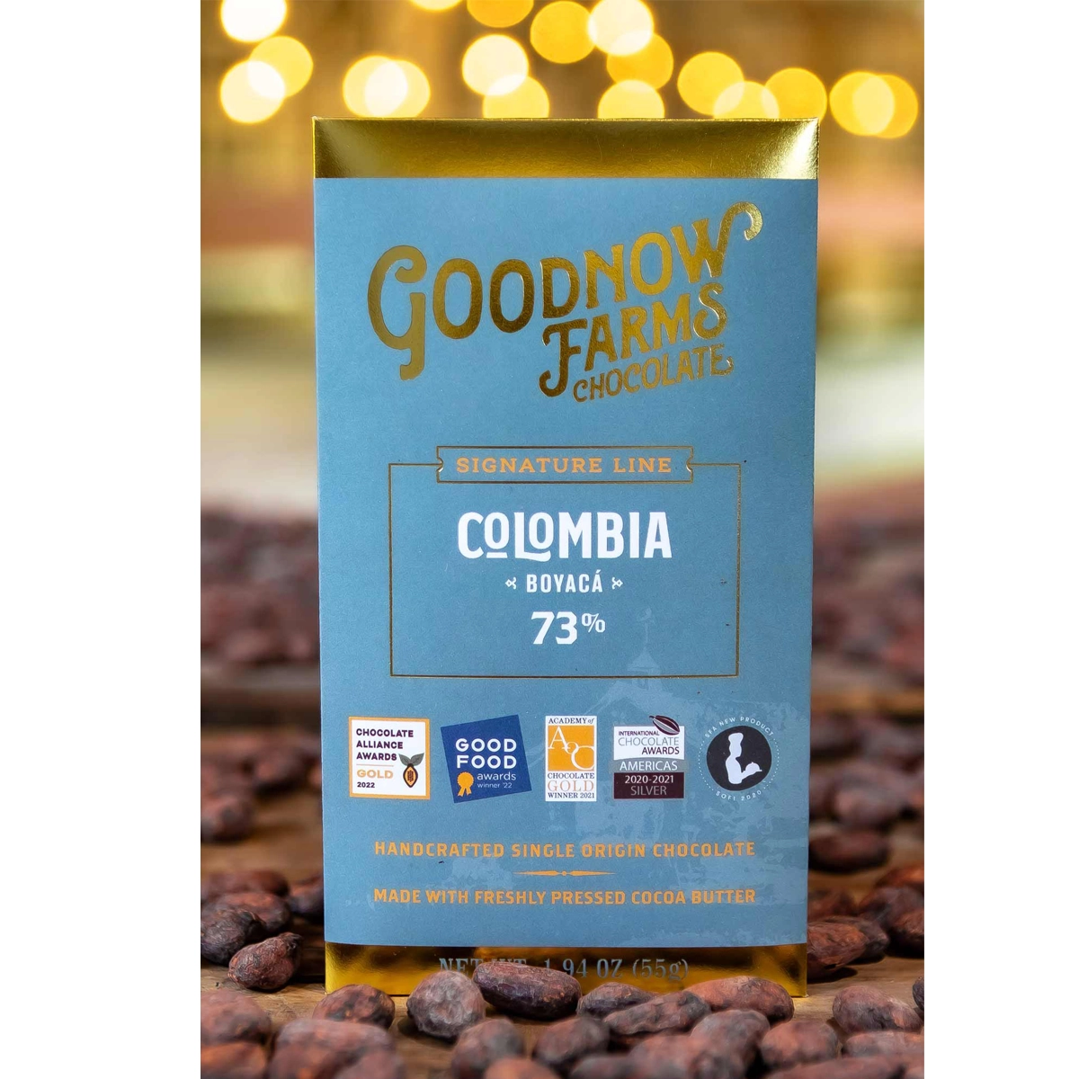 Colombia Single-Origin Schokolade mit Honig- und Marshmallow-Noten