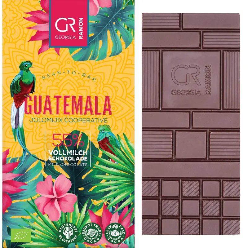Vollmilchschokolade Guatamala mit 55% kakao von Georgia Ramon