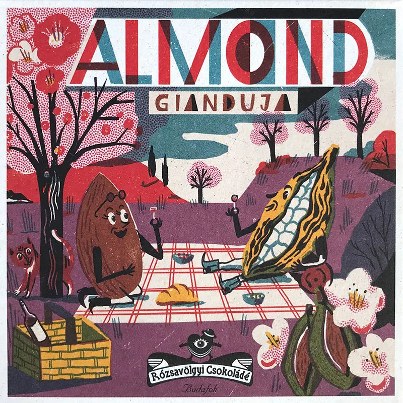 Nougat Almond von Rózsavölgyi Schokolade