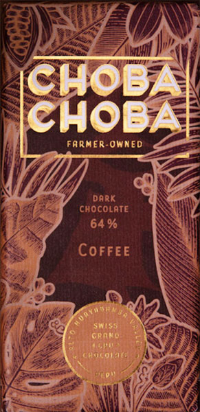 CHOBA CHOBA | Dunkle Schokolade »Coffee« 64% | 91g