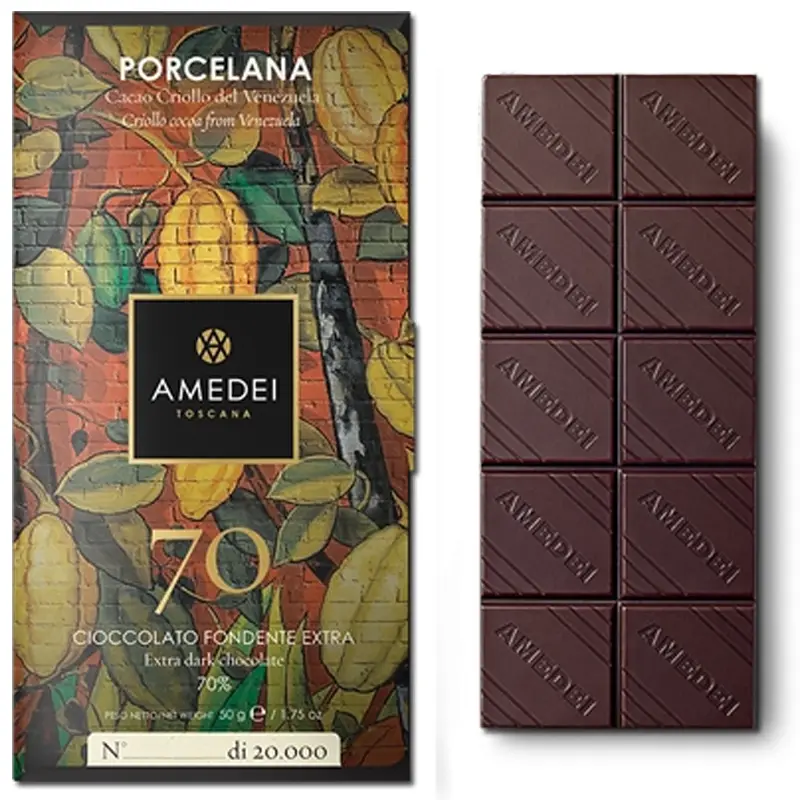 Prämierte Schokolade Porcelana von Amedei italien