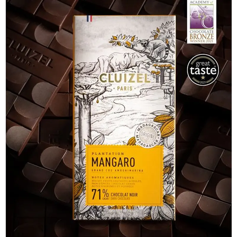 MICHEL CLUIZEL | Dunkle Schokolade »Plantation Mangaro« 71% Prämierte dunkle Schokolade beste von Michel Cluizel