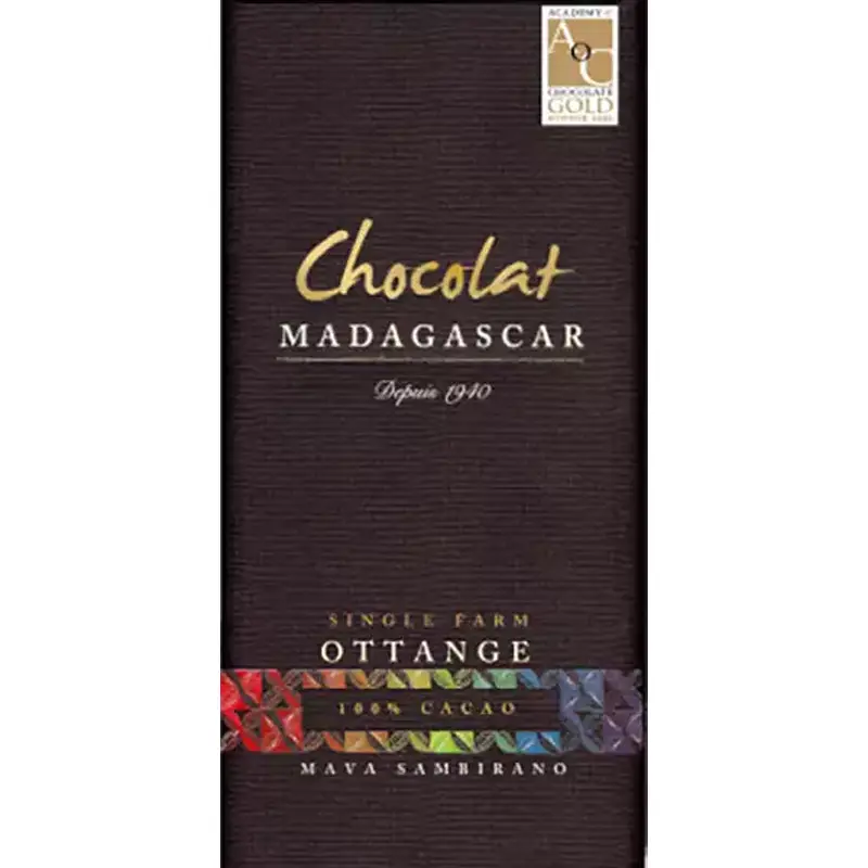 Ottange Chocolate Madagascar  mit 100% Kakao ohne Zucker