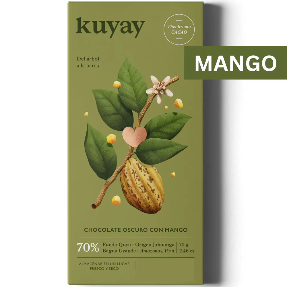 Peru KUYAY Mango Schokolade mit peruanischem Edelkakao